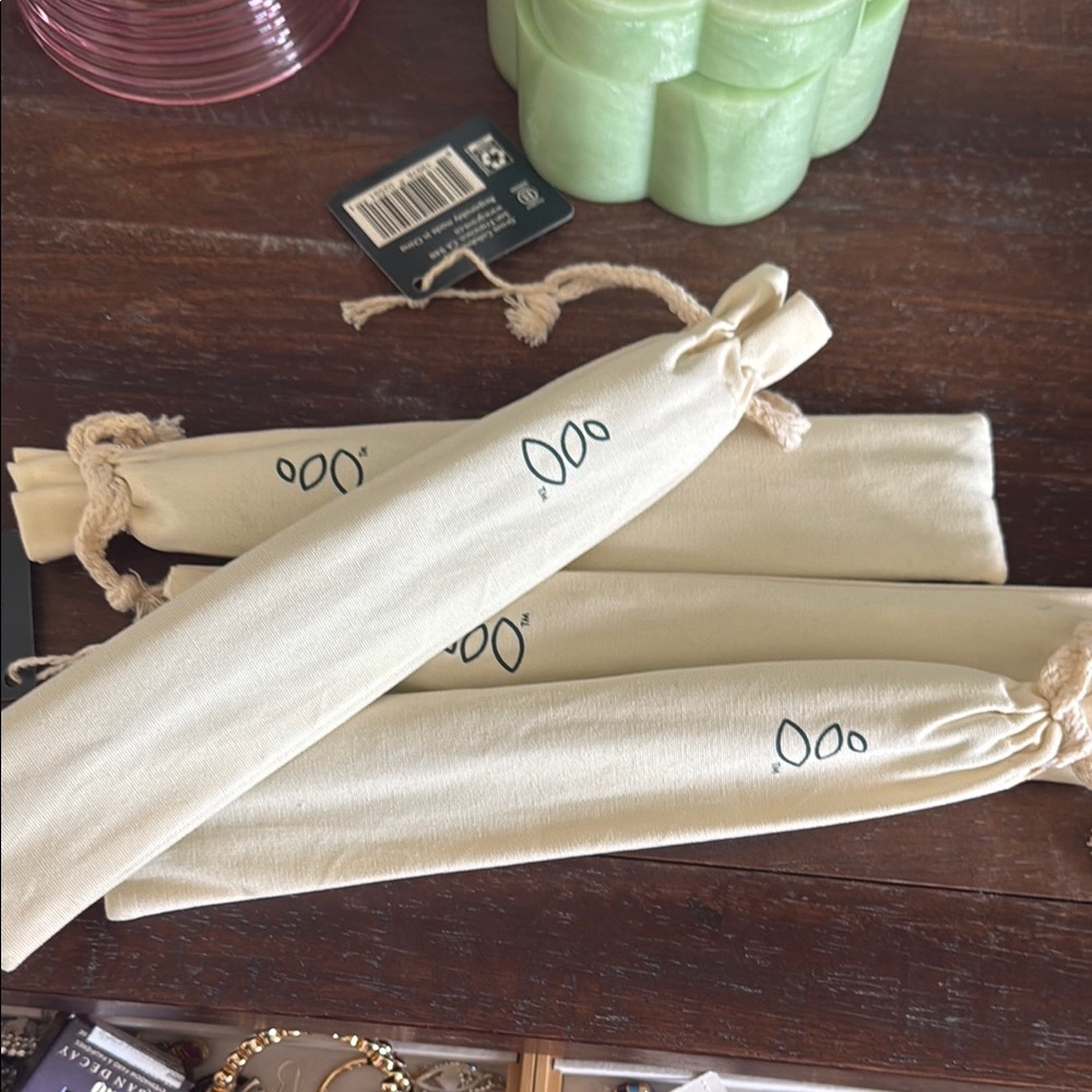 Grove Eco-Friendly Reusable Straw Set -